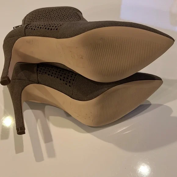 Call It Spring Perforated Pointed Toe ankle Booties - Picture 8 of 11